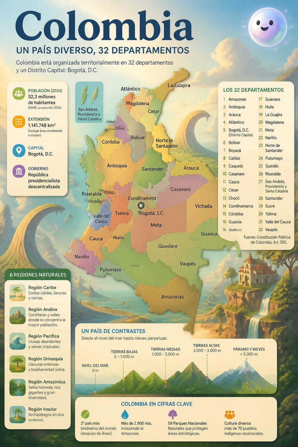 Me voló la cabeza ver cómo 32 departamentos guardan mundos tan distintos.