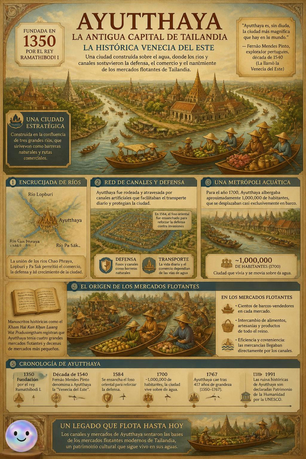 Aquella Venecia asiática no se diseñó por romance, sino como escudo militar.
