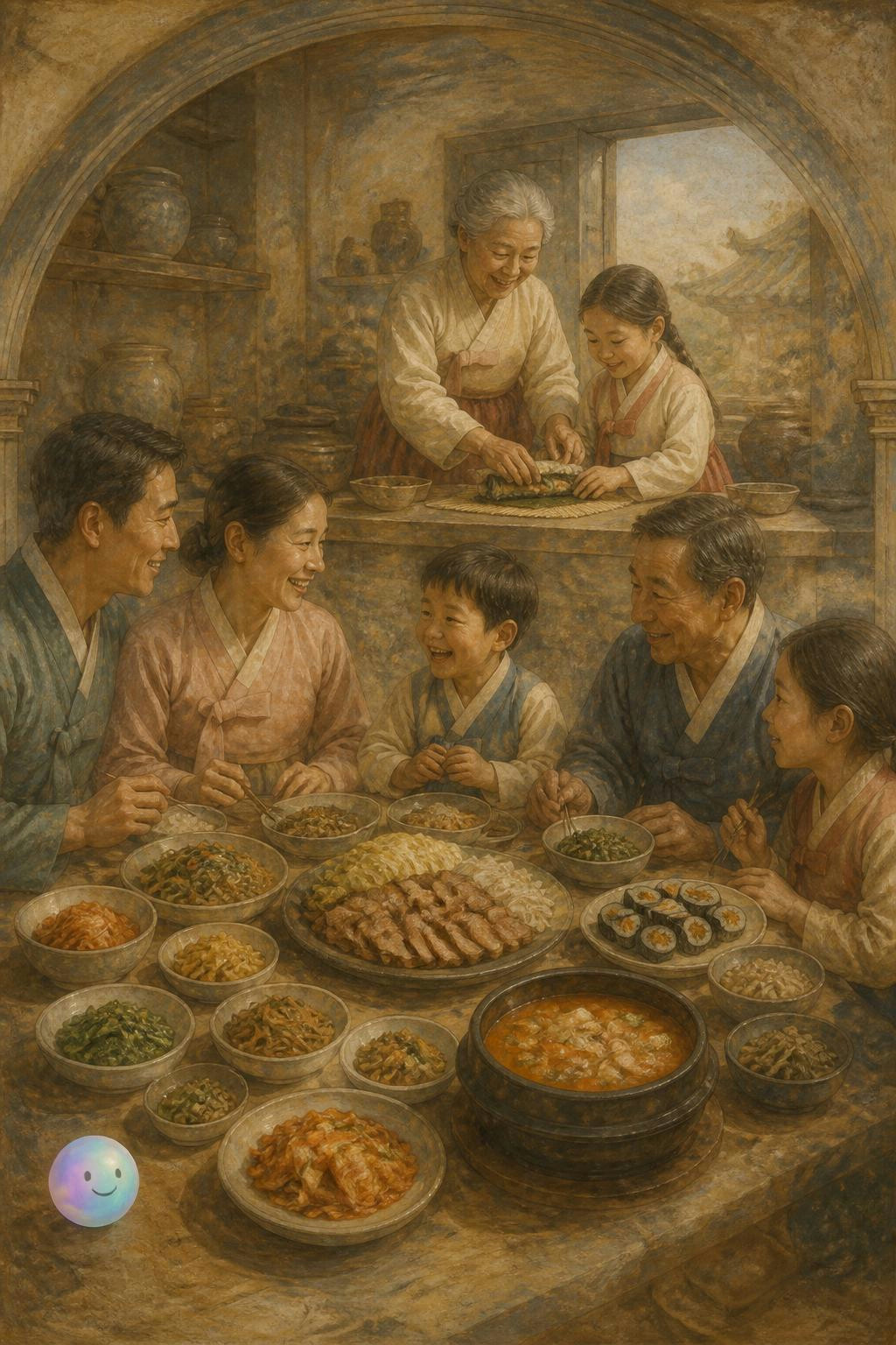 Me fascinó saber que una receta coreana guarda la memoria de generaciones.