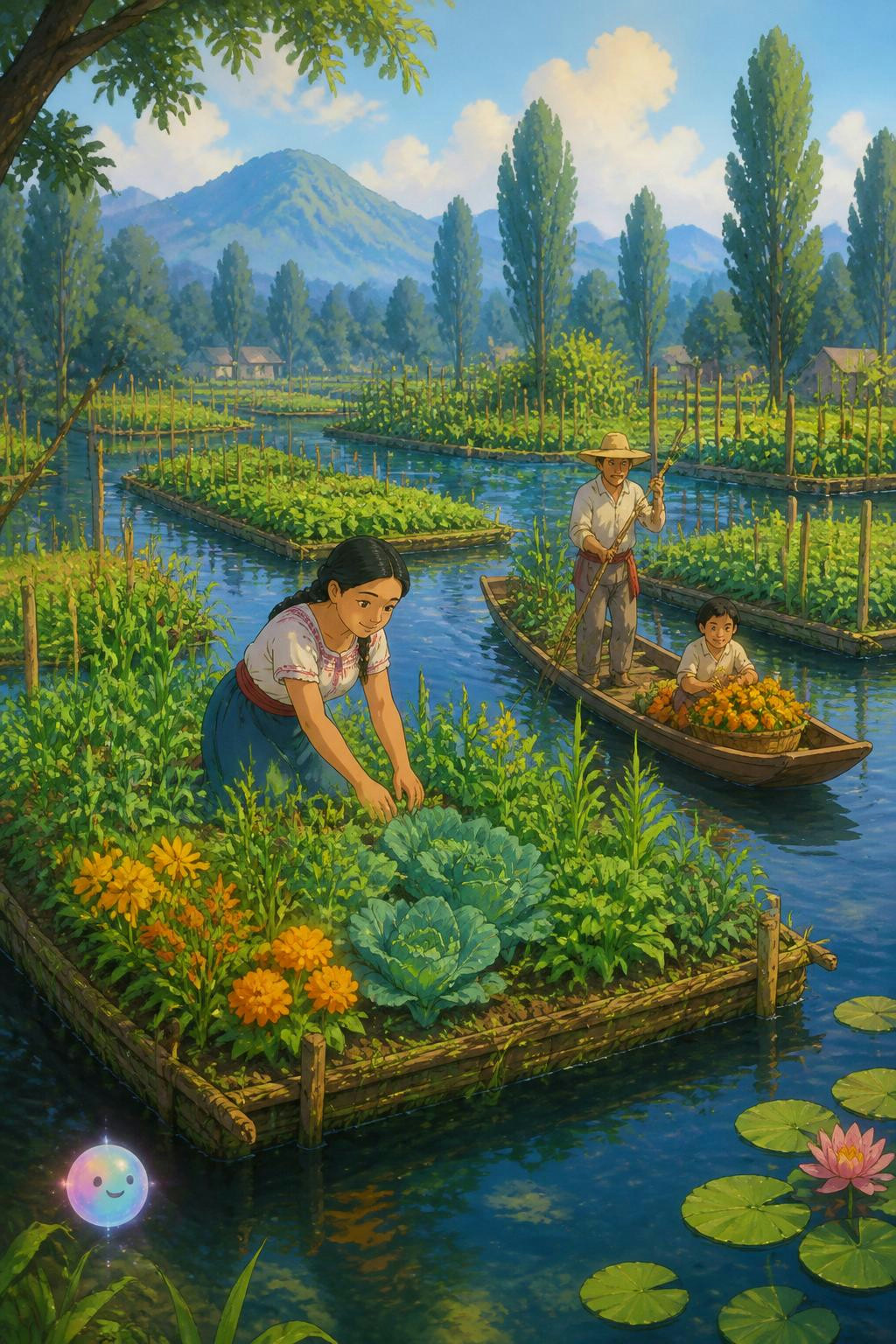 Estas islas aztecas rinden siete veces más que cualquier cultivo moderno.