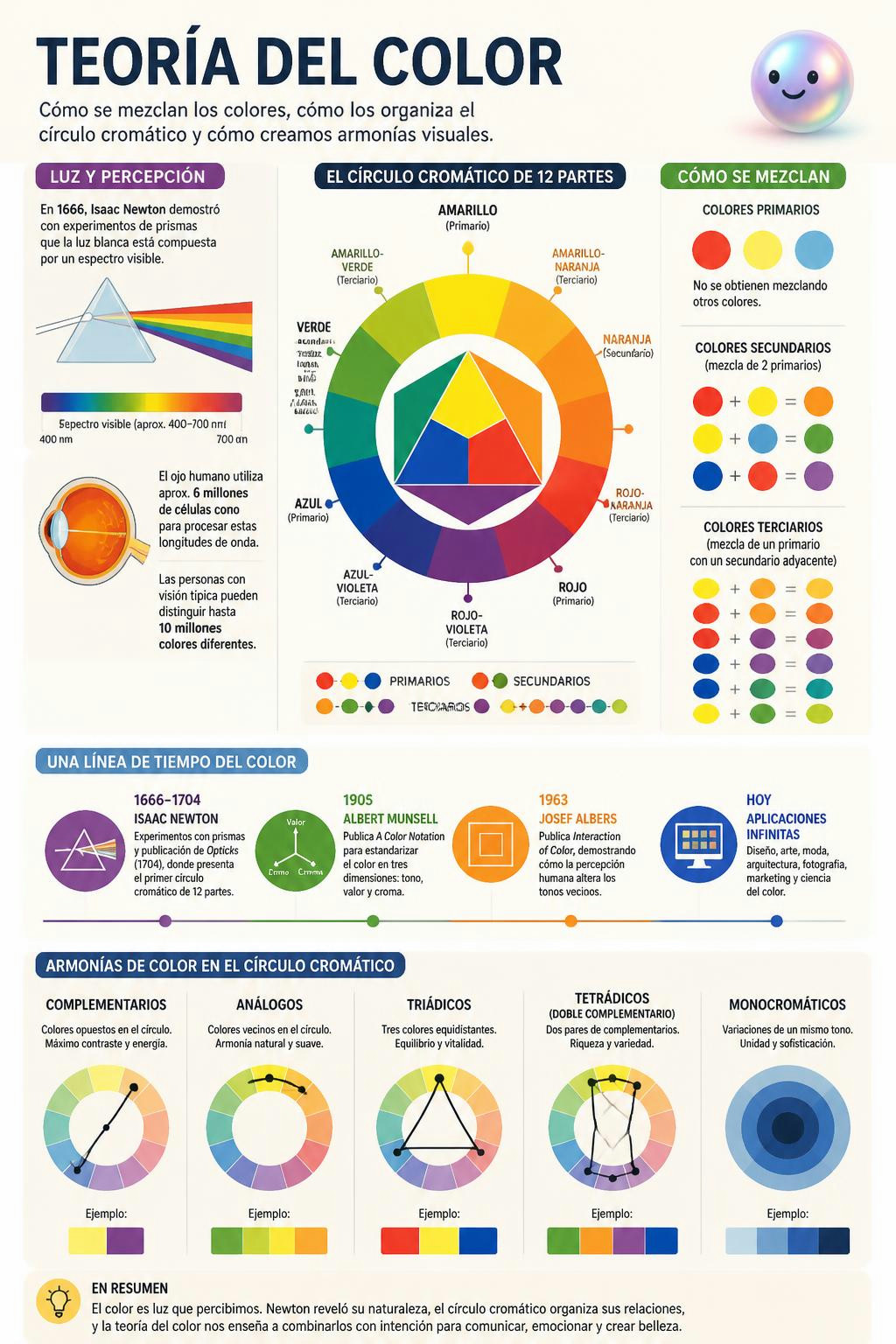 Nunca imaginé que un simple círculo pudiera ordenar la armonía de cada color.