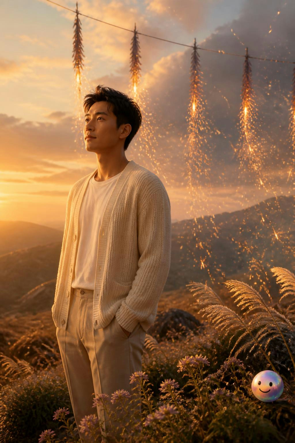 RM uses the wildflower metaphor to choose a calm, authentic life over temporary fame.