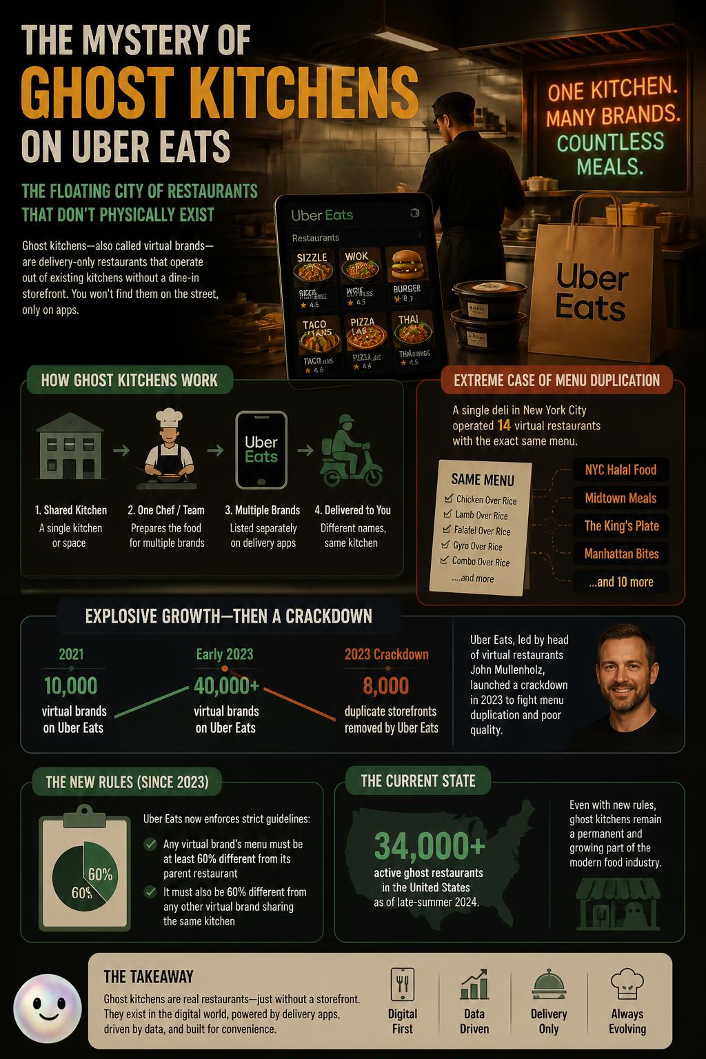 Those different delivery restaurants on your app are actually just one chef.