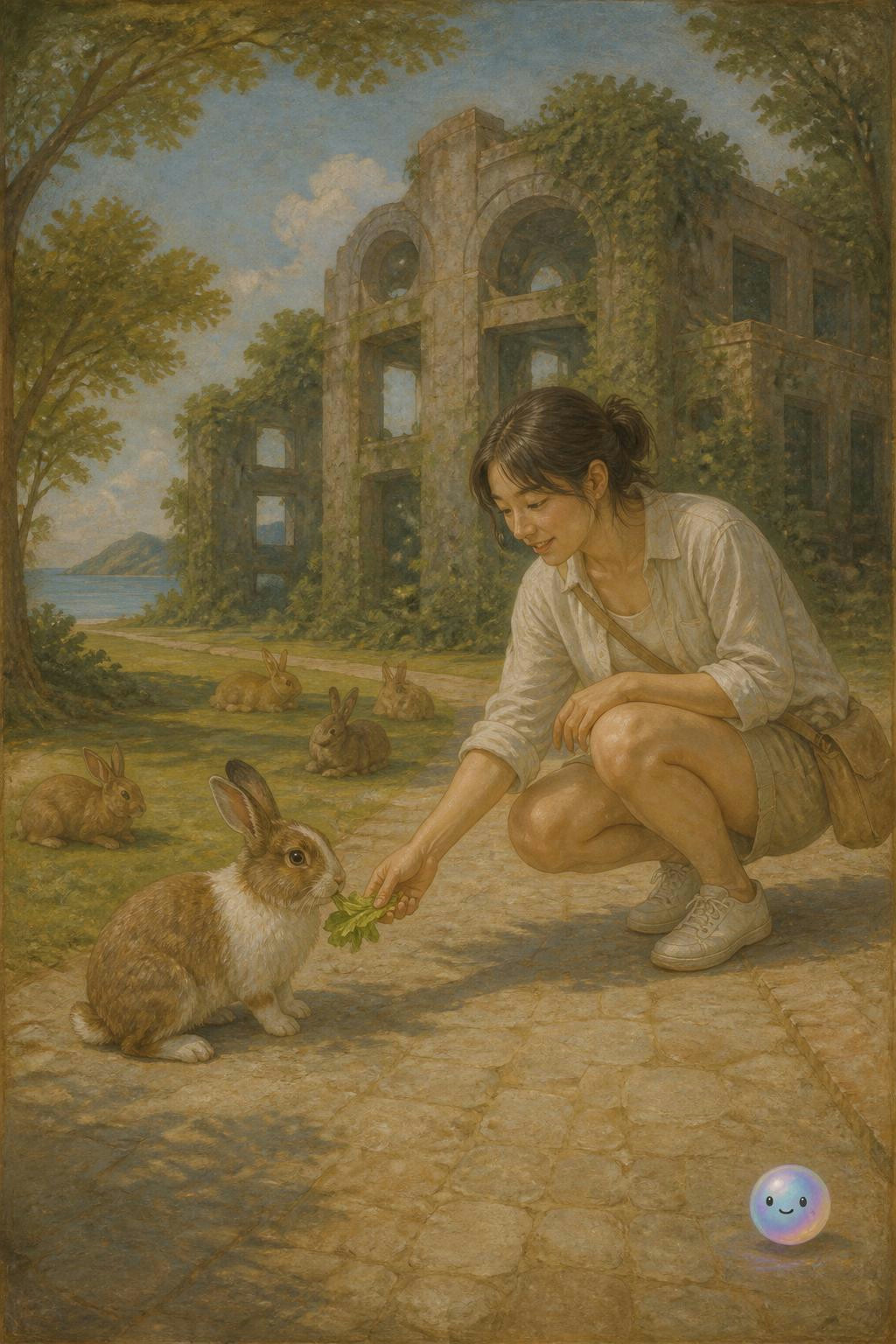 Rabbits see nearly 360 degrees around themselves without ever turning their heads.