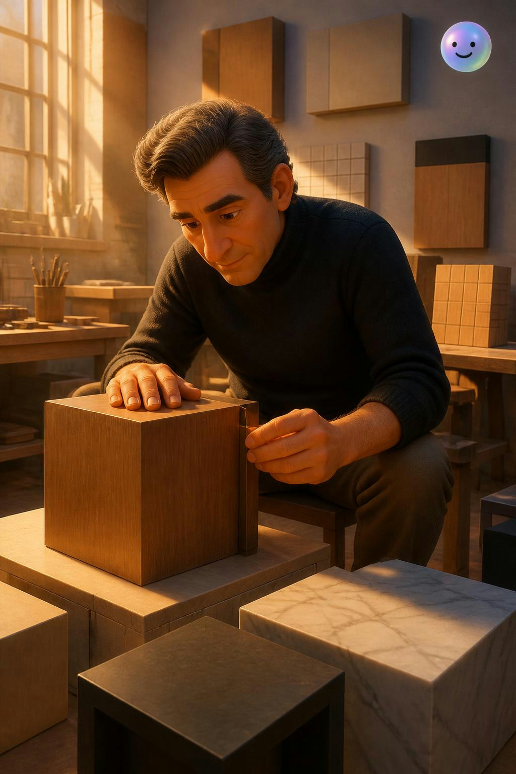 The professional cabinet maker background