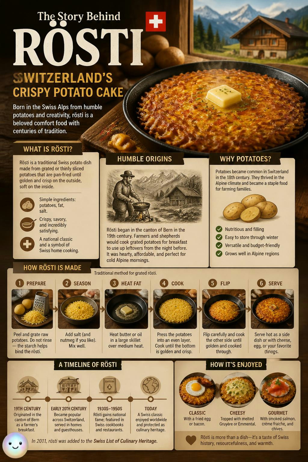 The Swiss cultural border is actually named after this crispy potato cake.