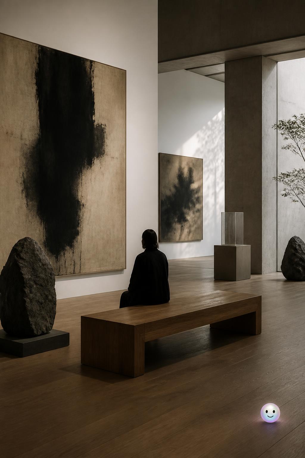 Who knew Korean dot art could dialogue so well with Western abstract giants?