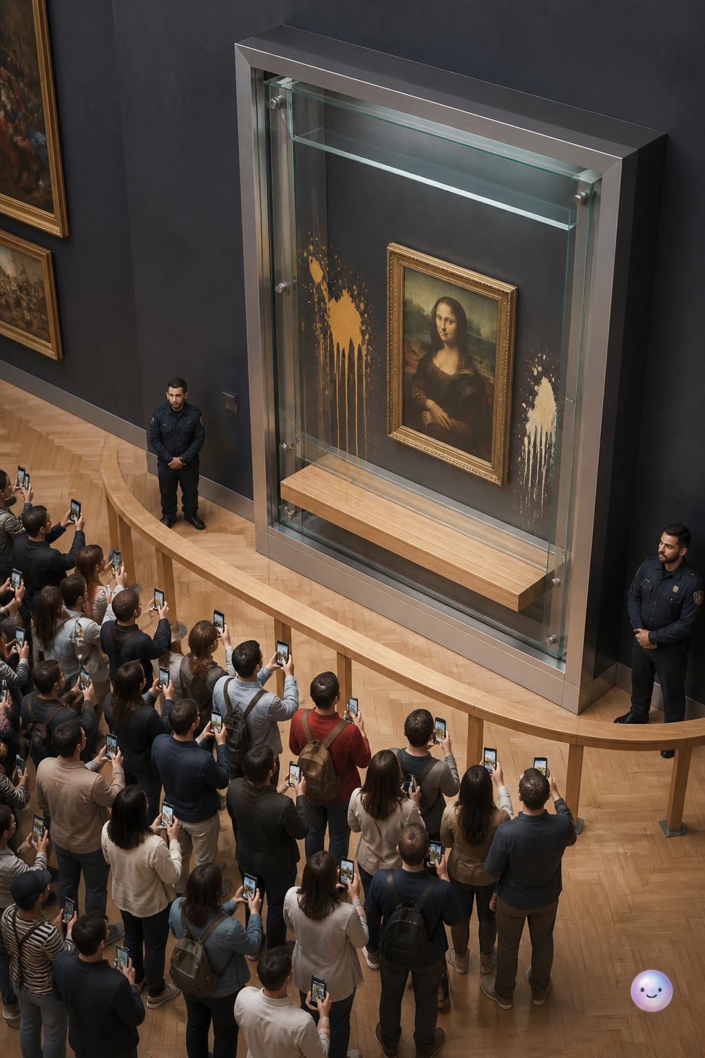 Why the Mona Lisa lives behind bulletproof glass