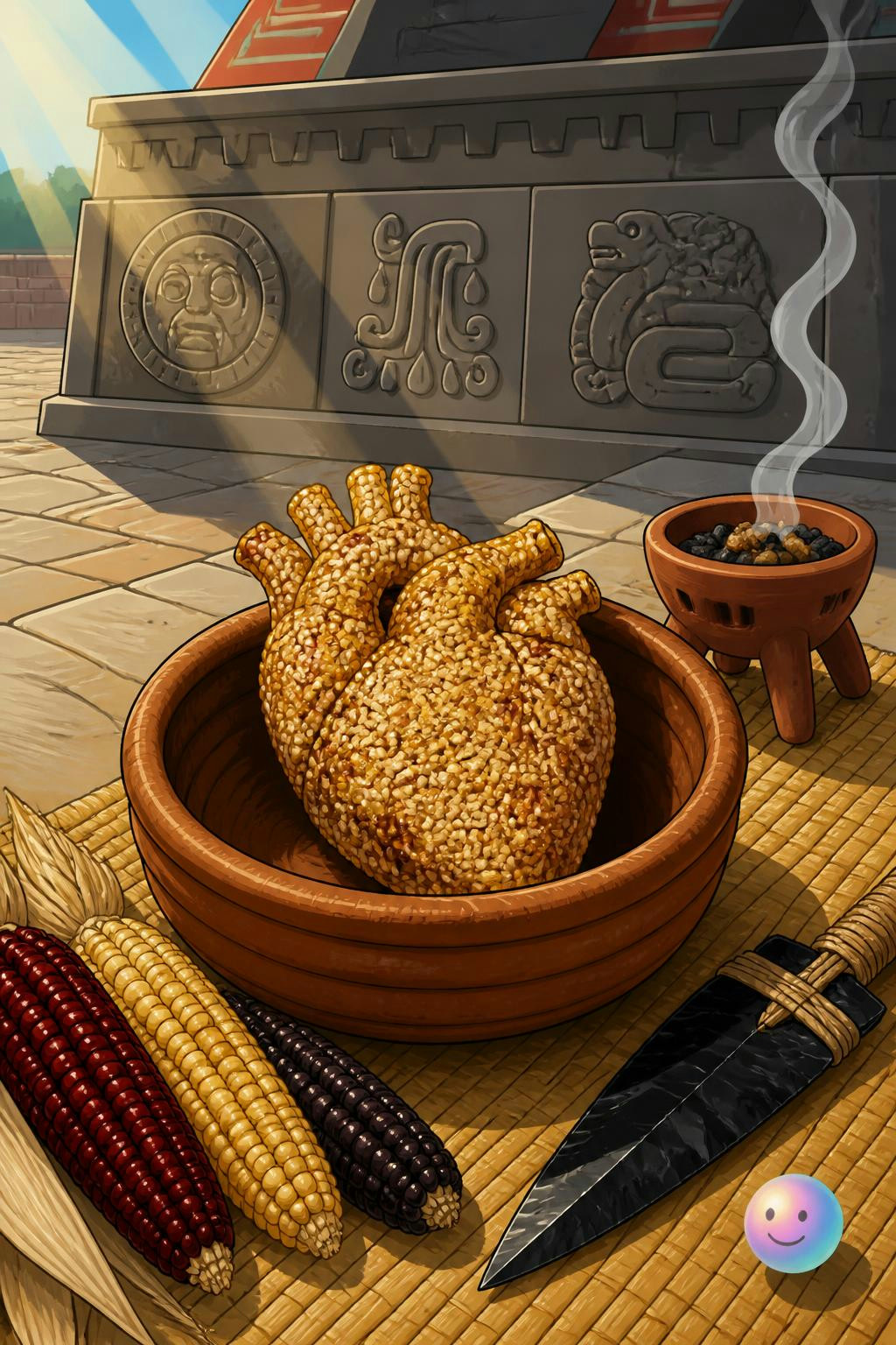 Los mexicas sustituían los sacrificios humanos con corazones sagrados de tzoalli