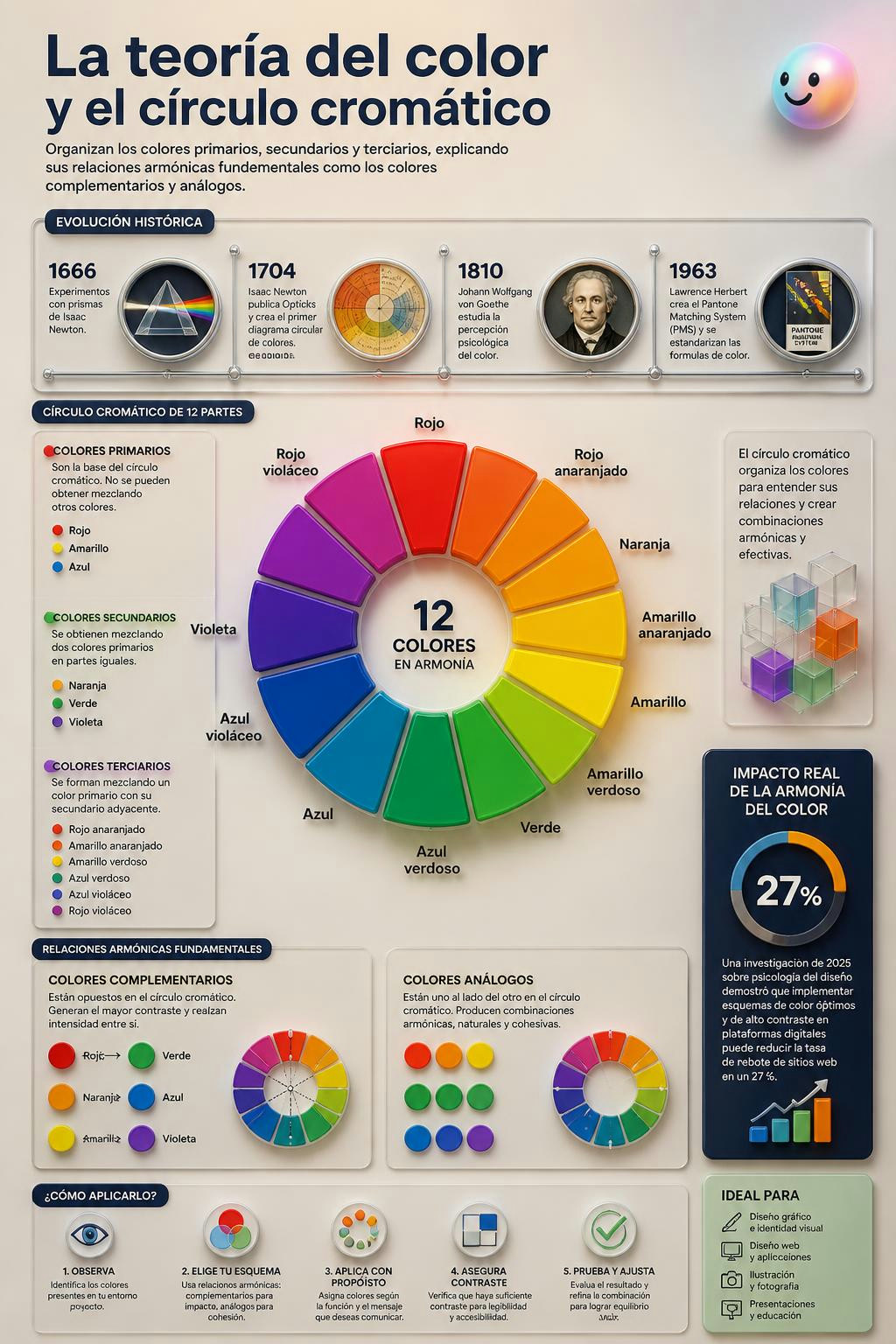 La atracción entre ciertos colores no es casualidad, es pura geometría.