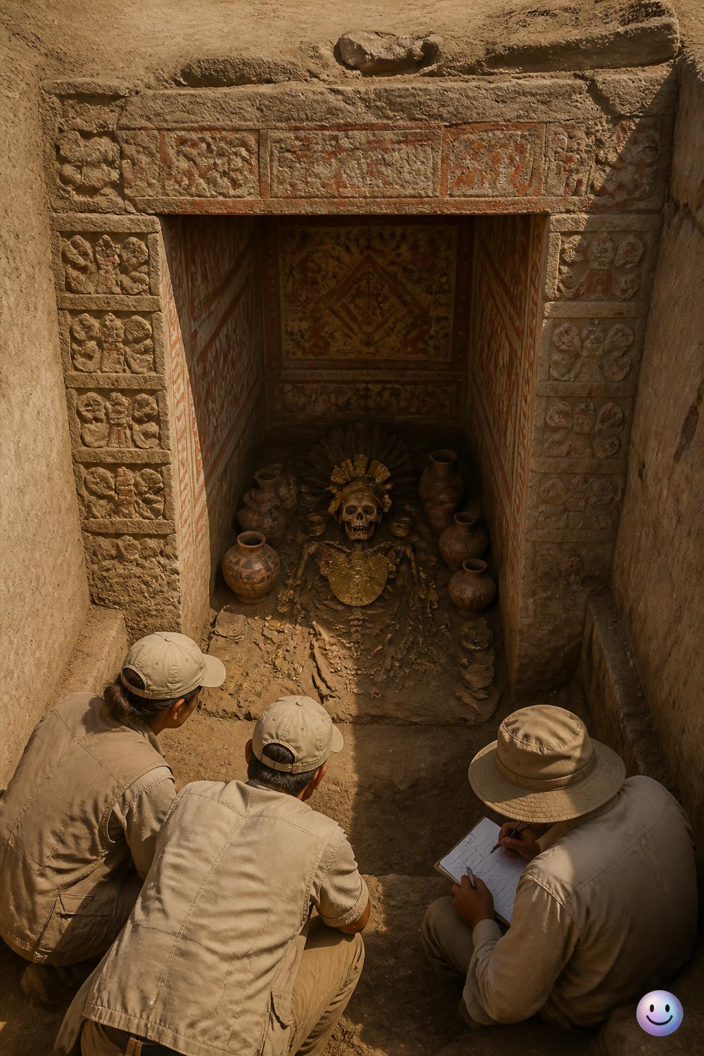 El mausoleo sellado de Chan Chan protegió un tesoro Chimú intacto por 600 años.