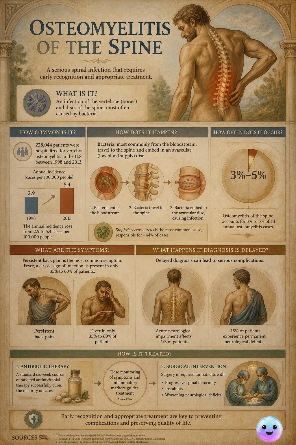A simple bloodstream journey allows minor infections to quietly damage your spinal discs.