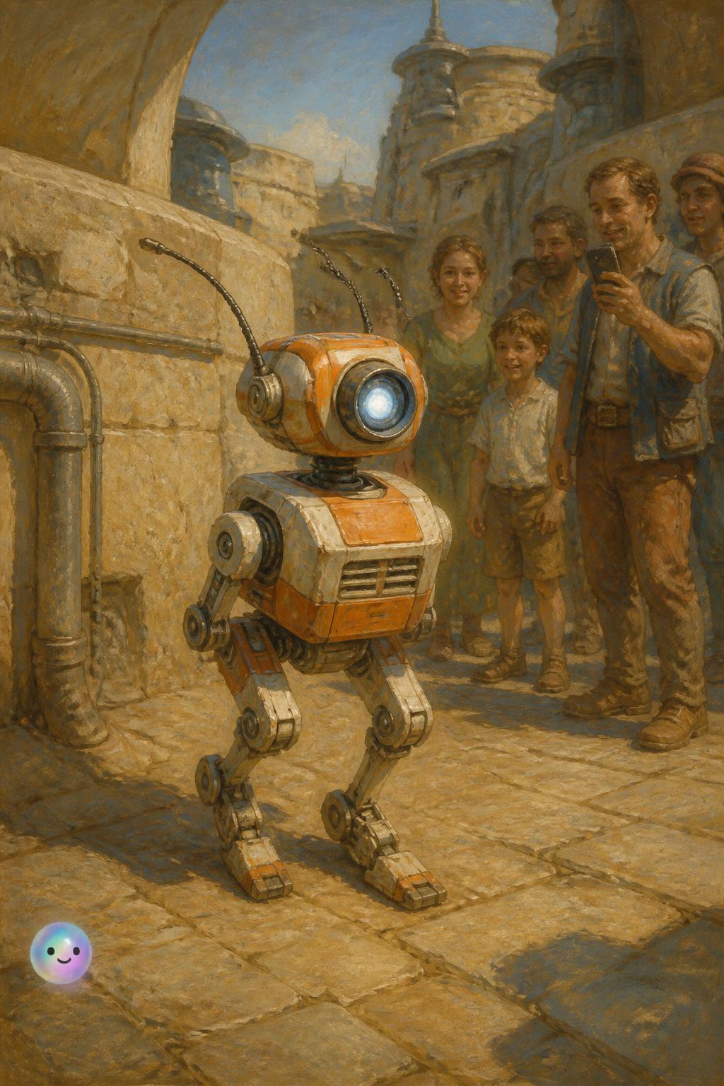 Just tilting a robot's eyes a tiny bit triggers instant human empathy.