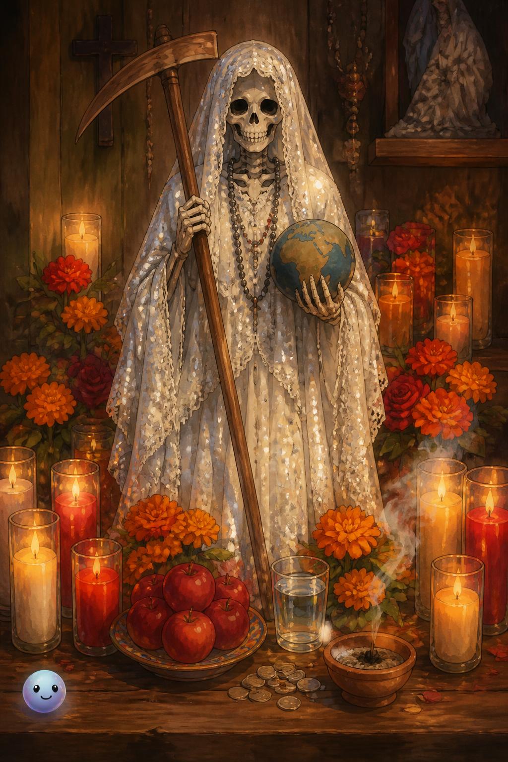 La Santa Muerte no juzga a nadie porque la muerte nos iguala a todos
