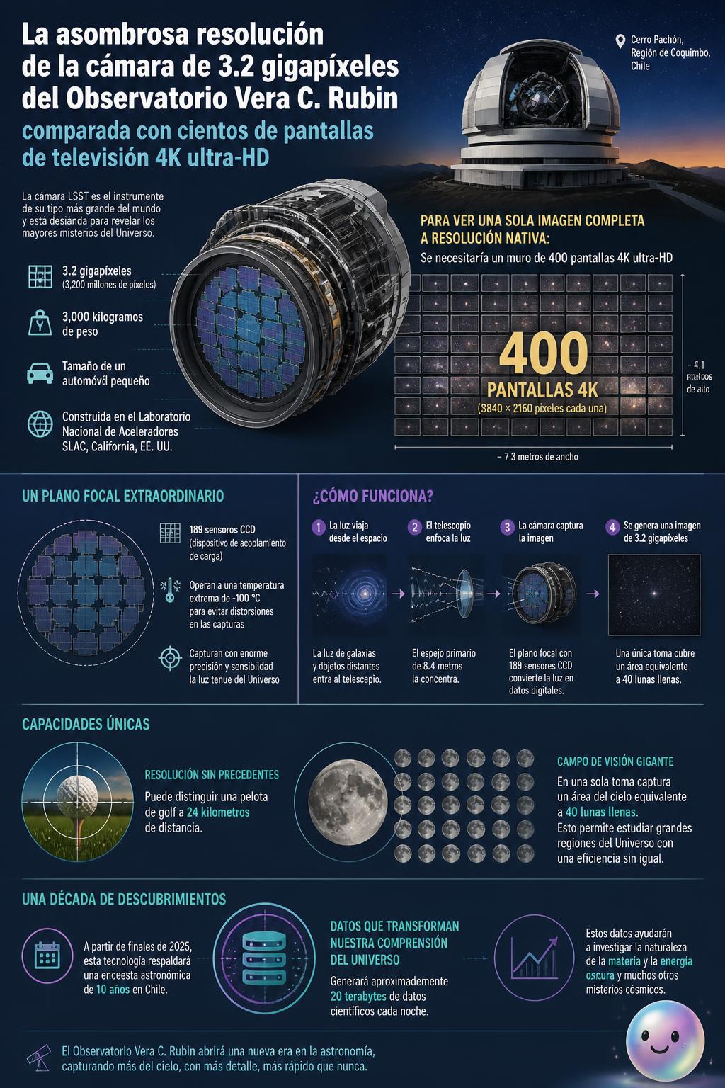¡La cámara astronómica más grande del mundo!