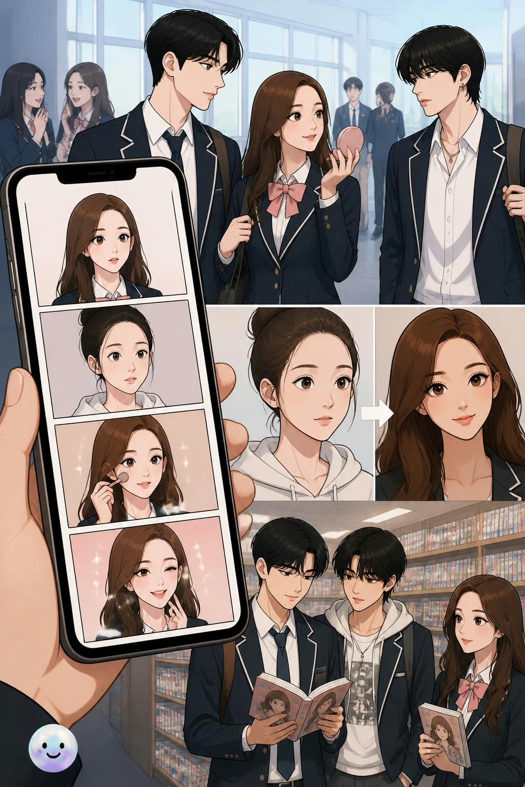 **True Beauty** grew from a digital comic with over 5 billion views into a massive TV hit because its vertical-scrolling **webtoon** format already used the perfect dramatic pacing for television scre (sobre: True Beauty demuestra cómo un cómic digital puede dominar la televisión.)
