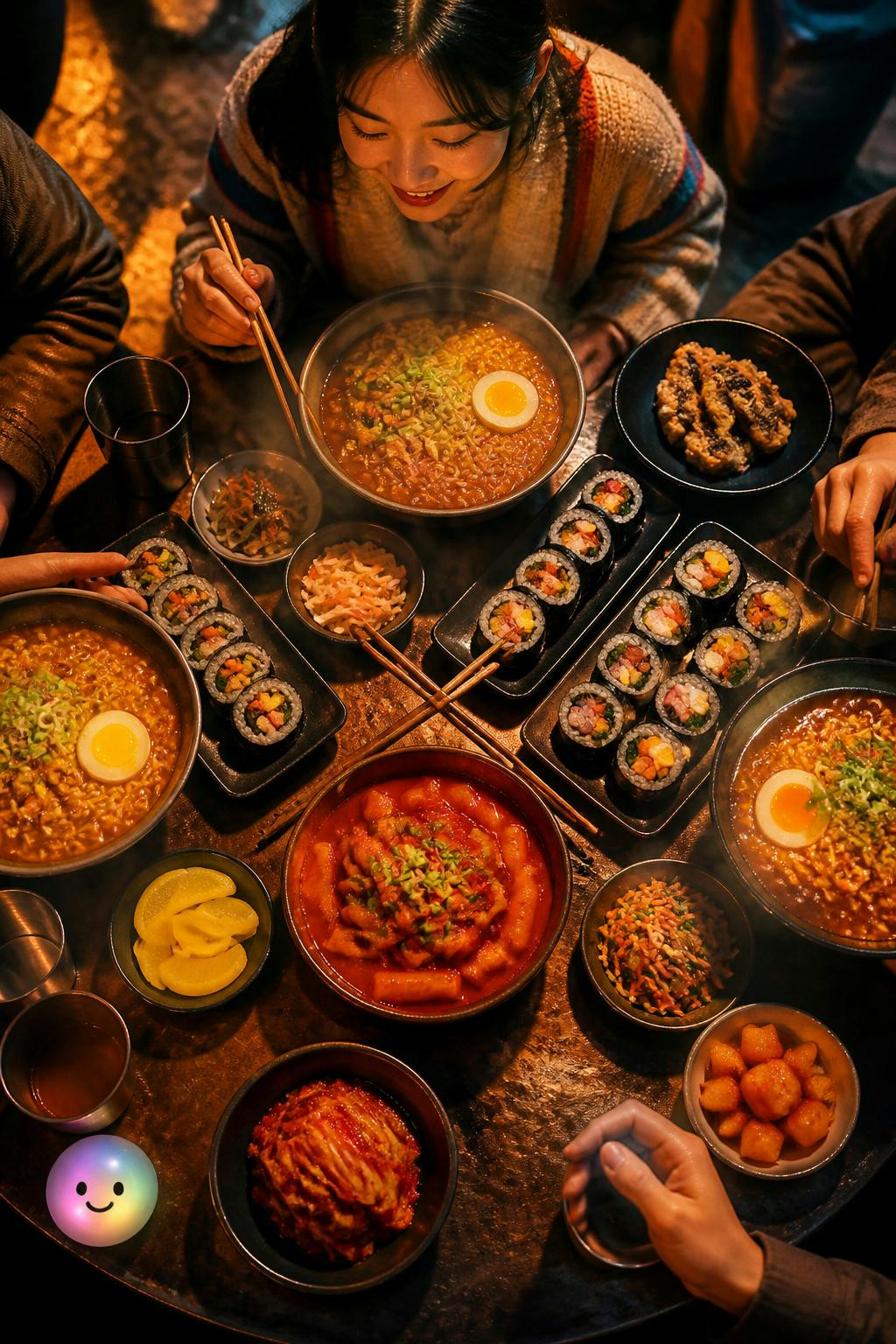 Cada color en la mesa coreana está pensado para sanar un órgano distinto.