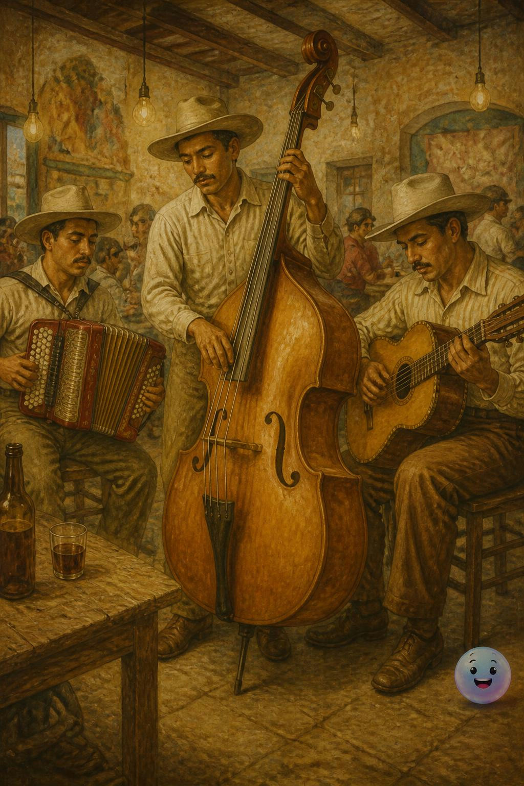 El tololoche moderno se popularizó en el norte de México en la década de 1950