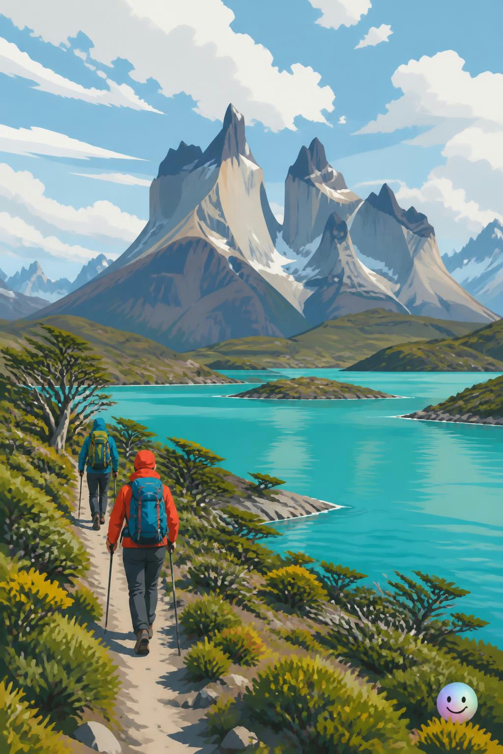 Las montañas de los Cuernos del Paine crecen un par de milímetros cada año