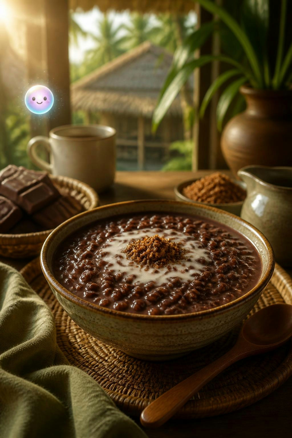 The chocolate rice porridge of the Philippines
