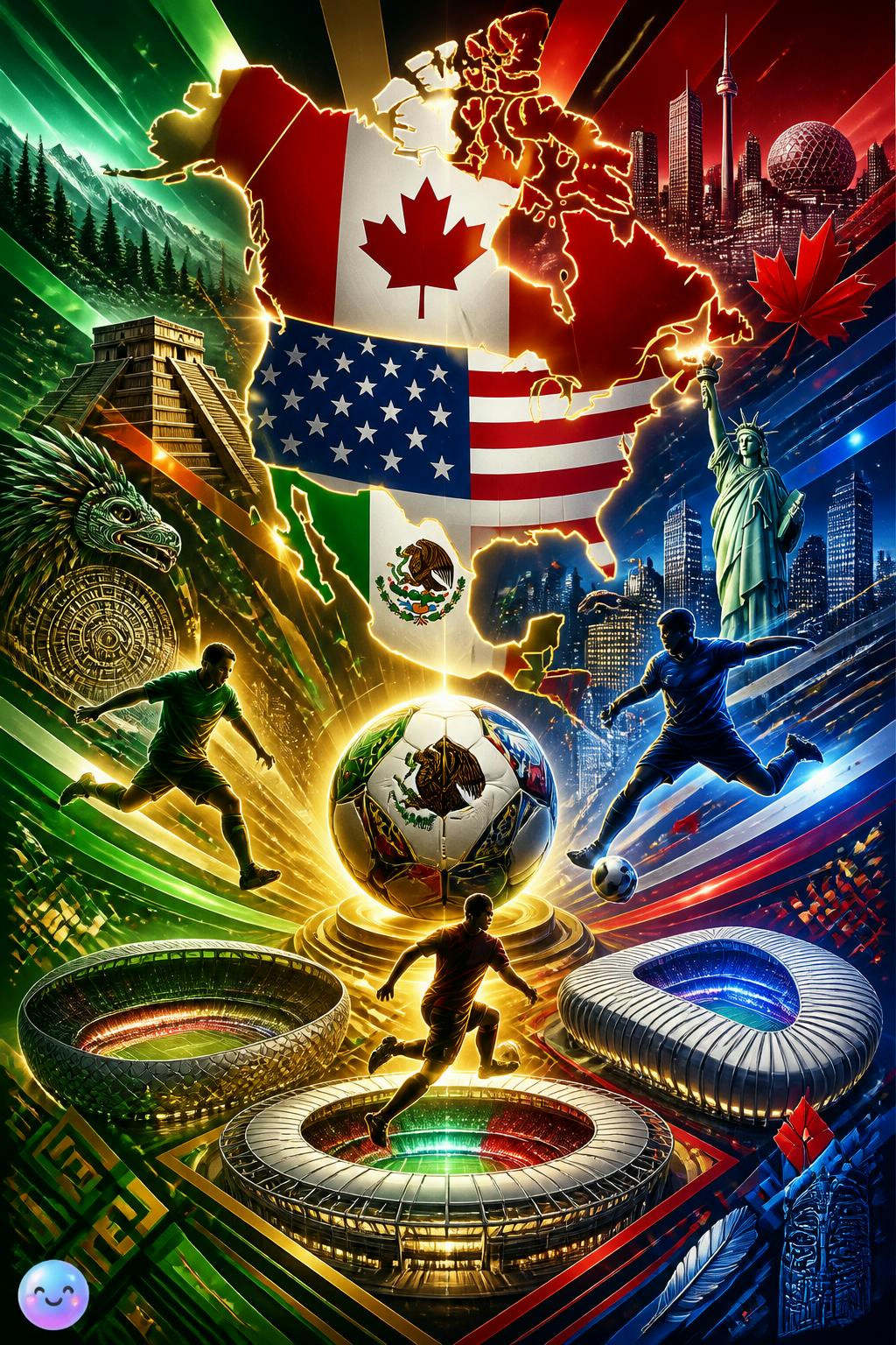Nunca imaginé que tres países se unirían para armar un mundial tan gigante.