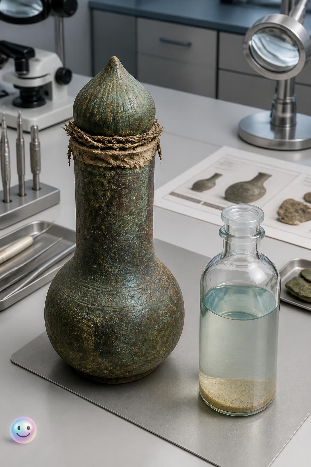 Une boisson vieille de 2 300 ans préservée dans le bronze !
