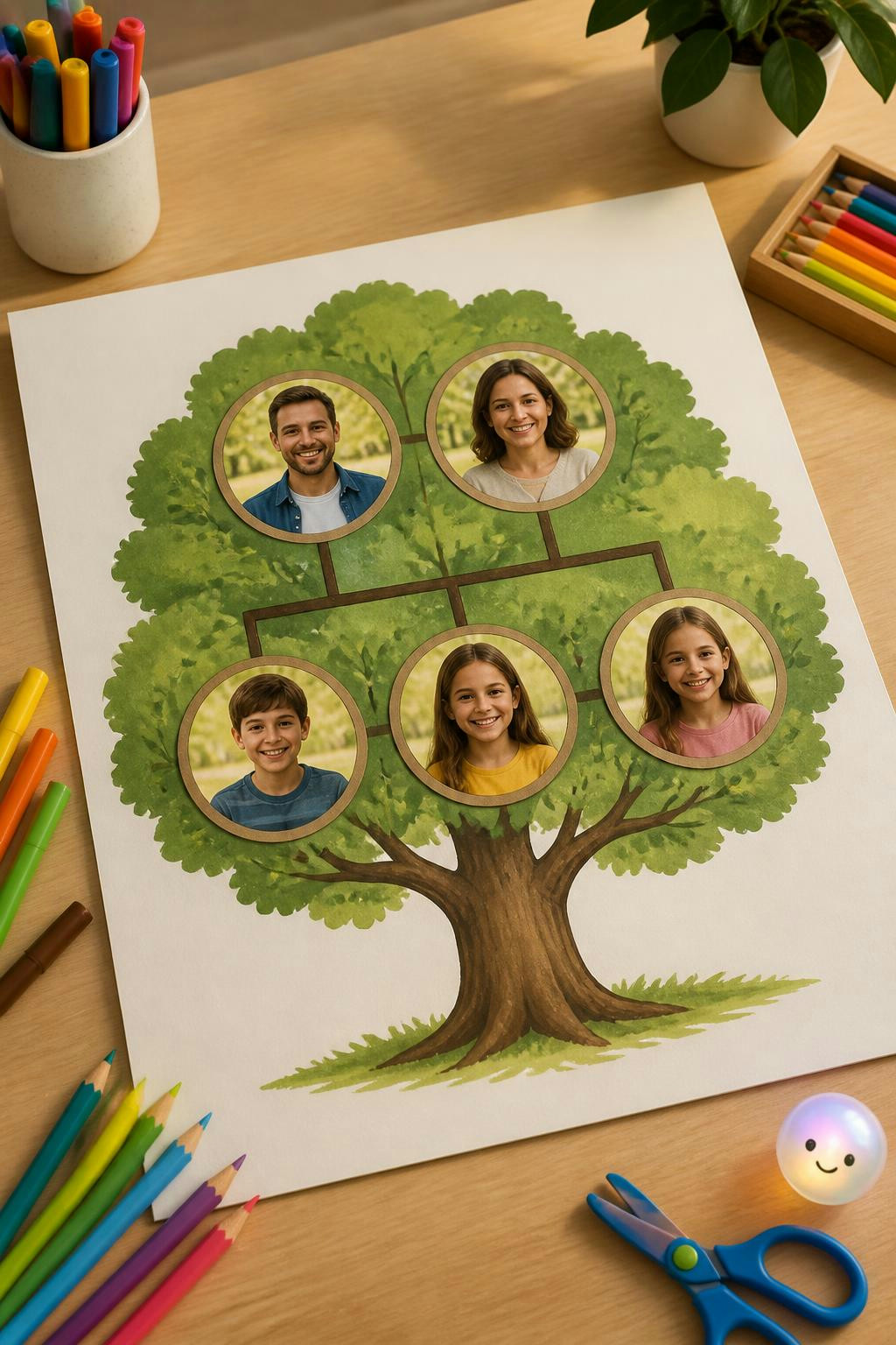 Usar inglés simplifica la conexión de los cinco miembros principales de tu árbol familiar