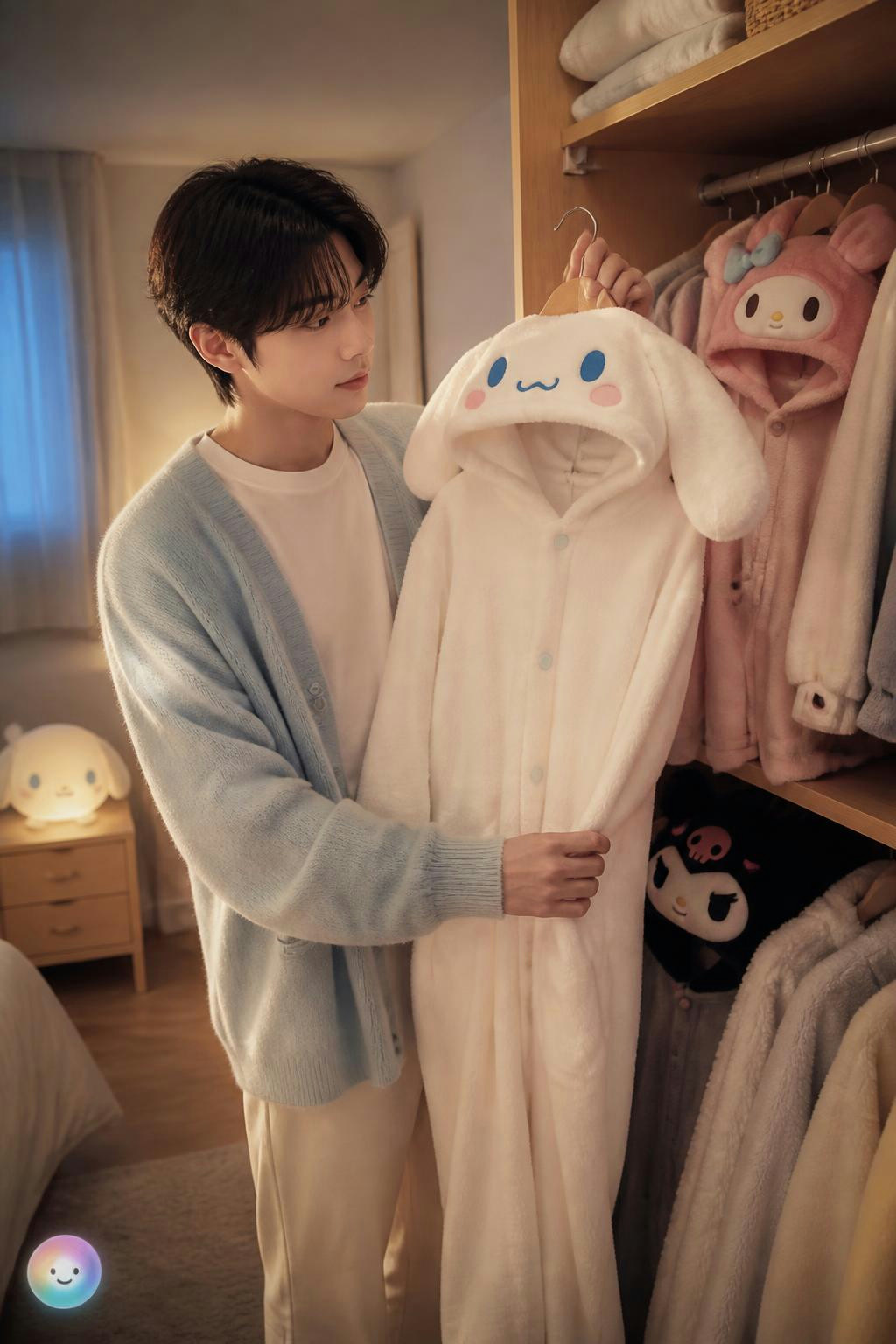 Me acabo de enterar de que Sunoo planea sus outfits con disfraces de Sanrio.