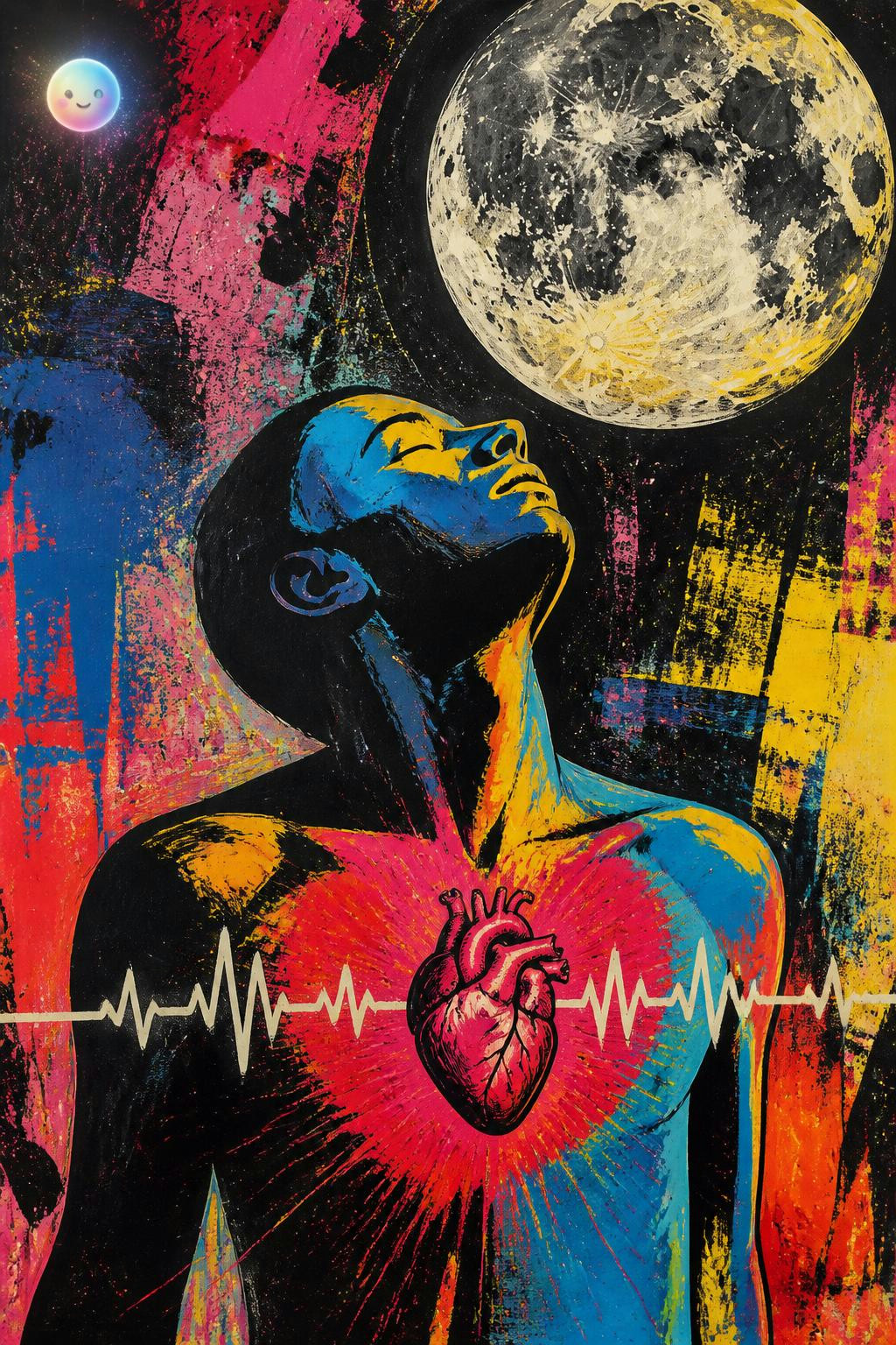 That heartbeat is actually the sound of life itself framing our entire journey.