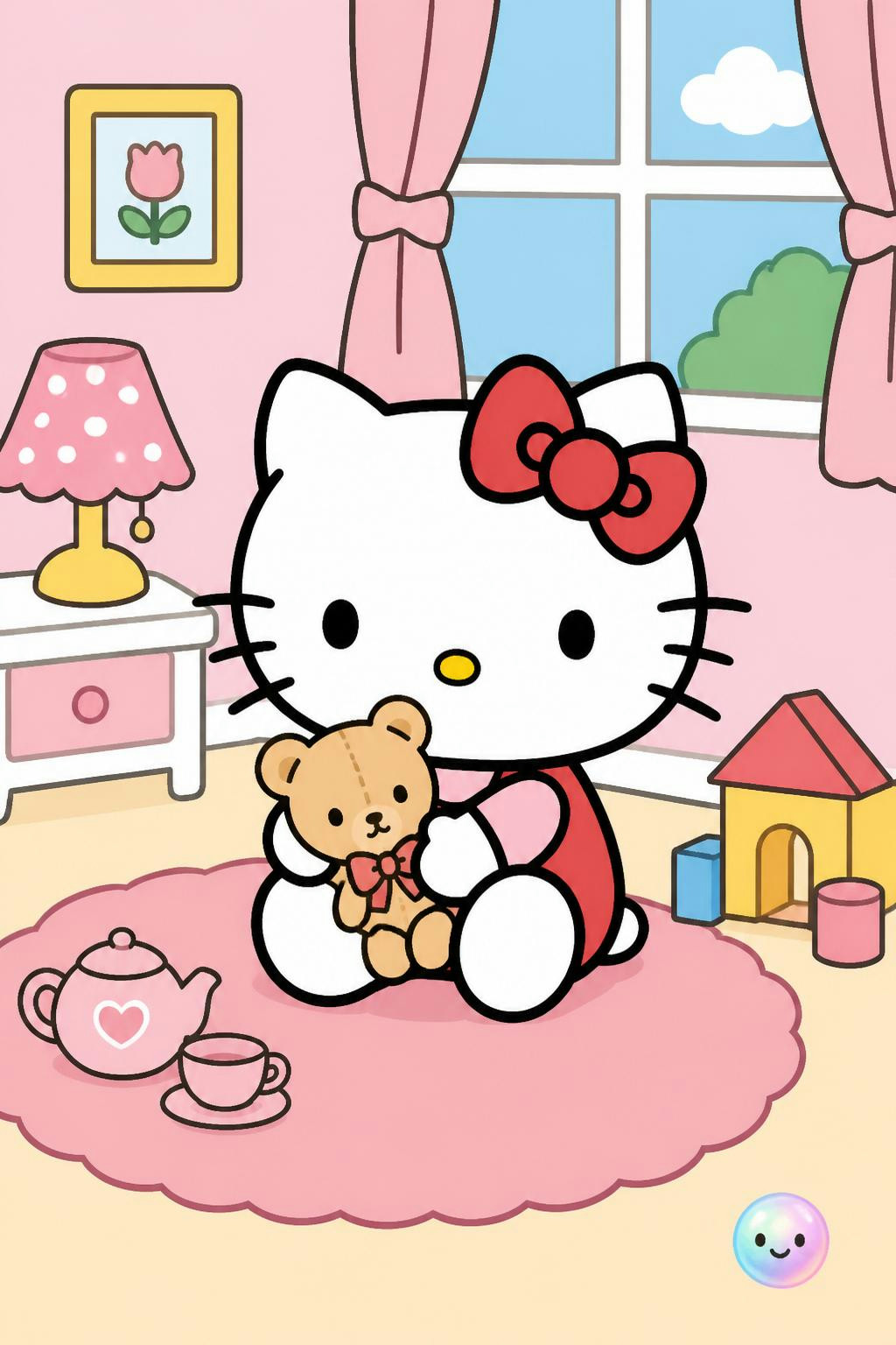 El icónico lazo rojo de Hello Kitty nació del lápiz de Yuko Shimizu en 1974.