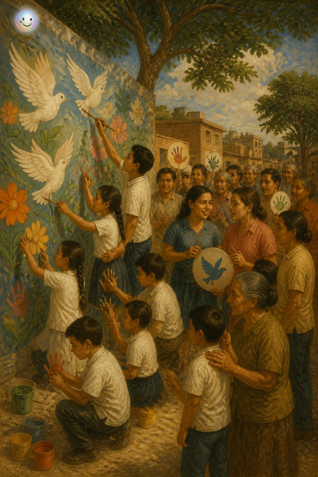 todas las personas merecen vivir en paz, pero los niños y las niñas que comenzamos nuestras pequeñas vidas deberíamos recibir el regalo de la paz de parte de los adultos mayores que son quienes nos van enseñado y guiando en este camino de la vida 🕊🤍