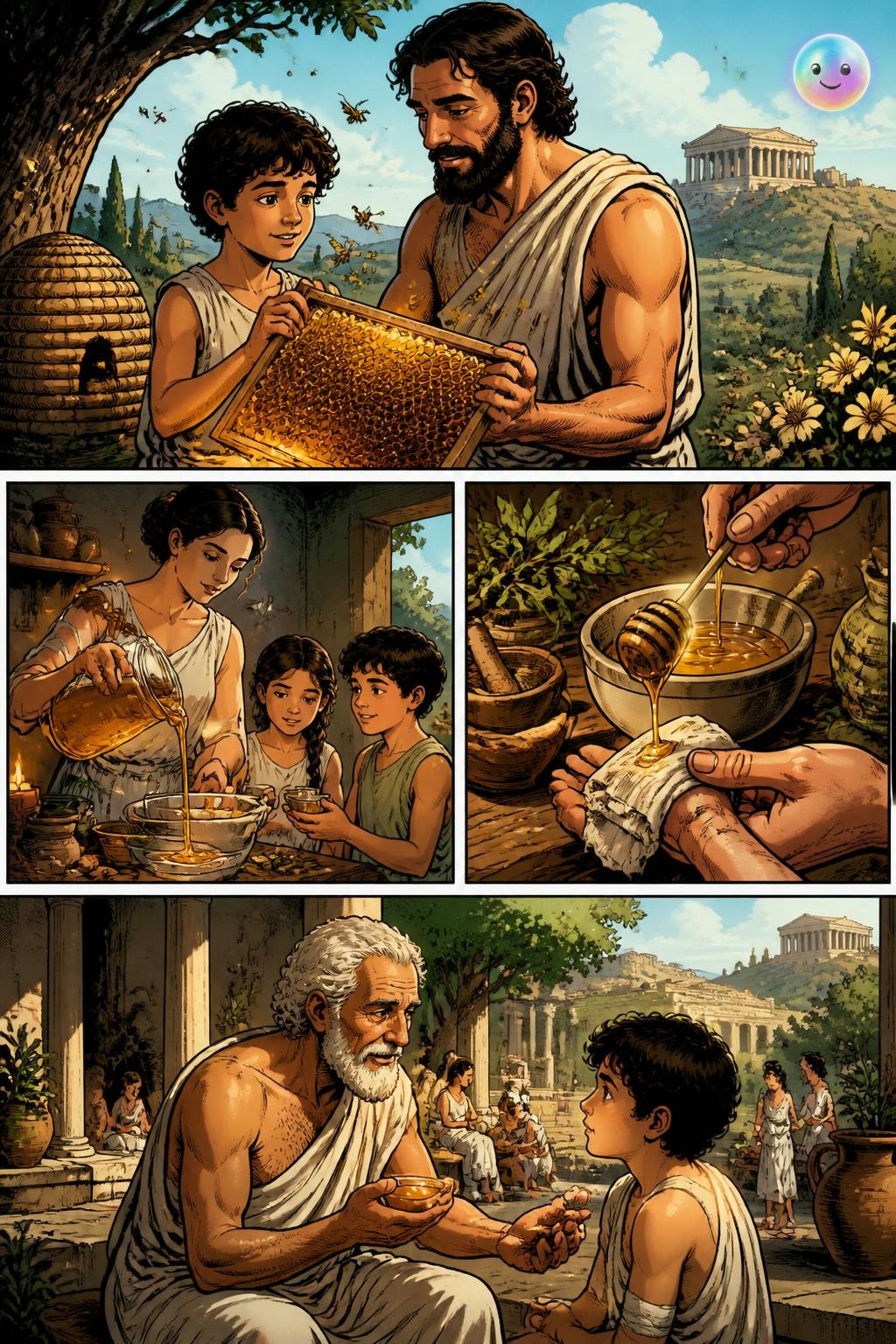 Ancient Greeks used honey as nature's medicine