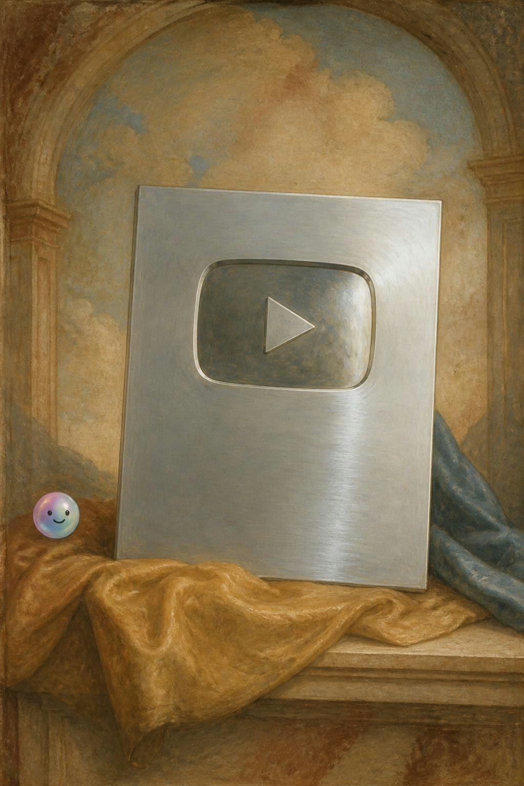 Resulta que la placa de plata de YouTube no tiene ni un gramo de plata.