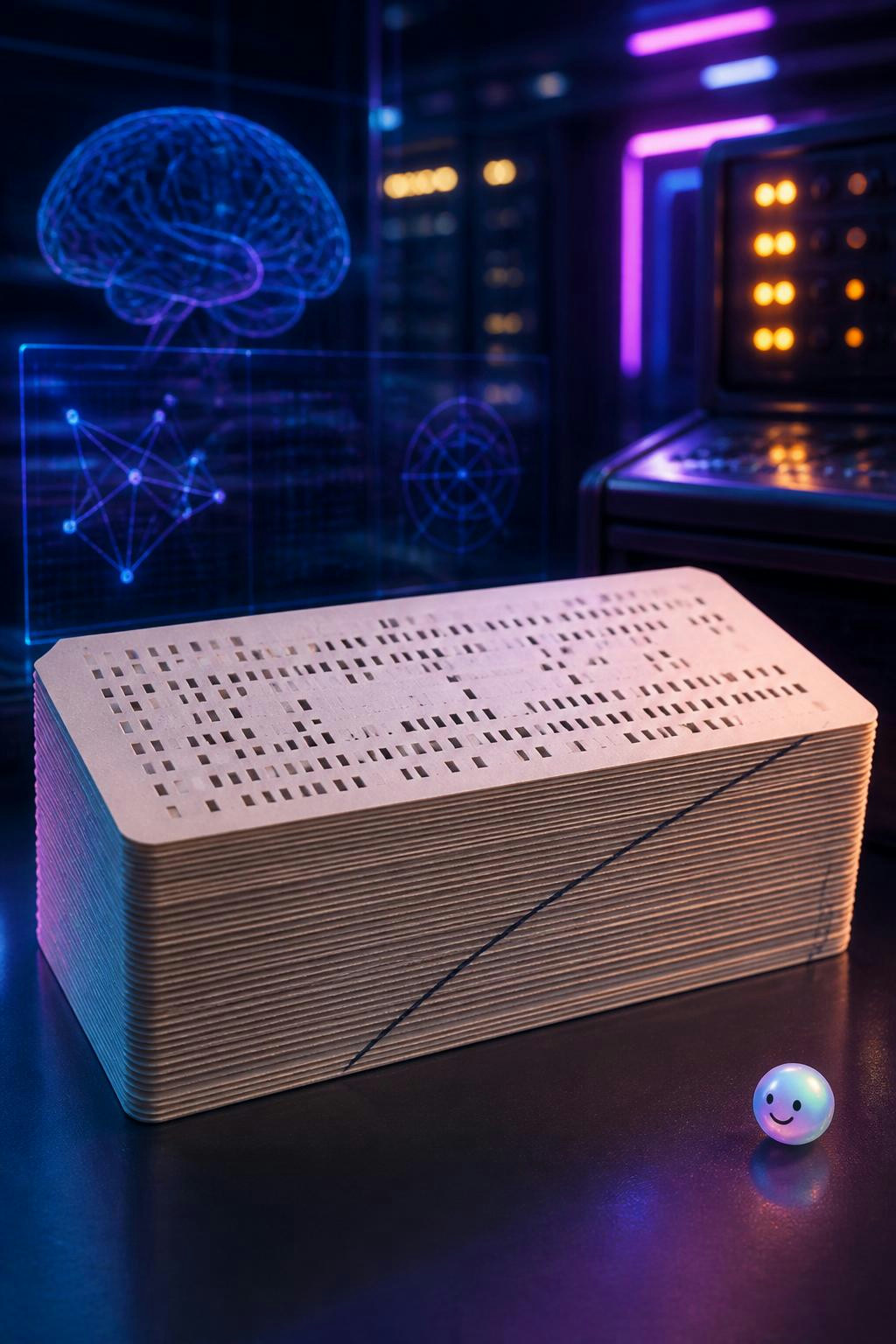 Before the cloud, the first AI systems ran entirely on stacks of paper cards.