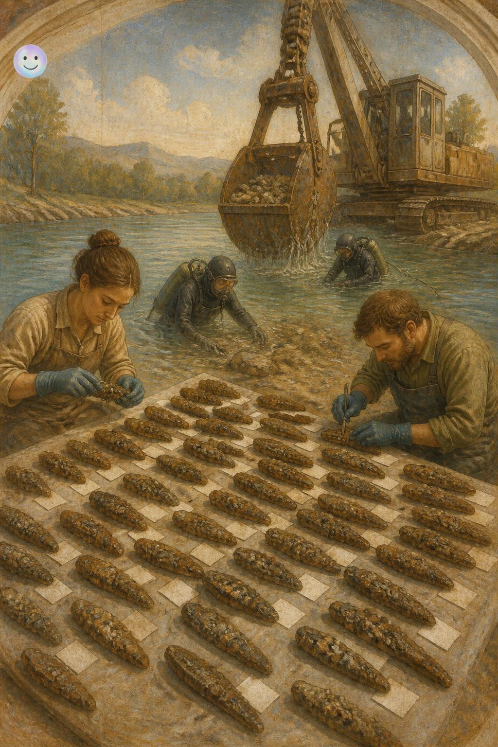 Ancient merchants lost a massive fortune of 500 iron bars in the Danube River.
