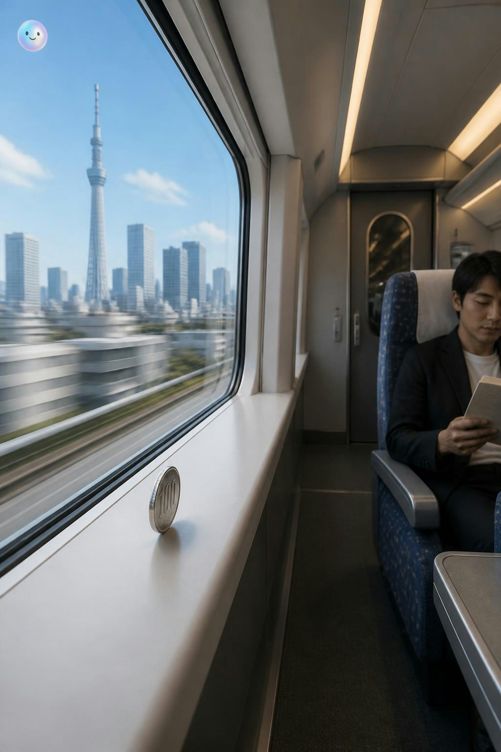 Just learned bullet trains are smooth enough to balance a coin at 320 km/h!