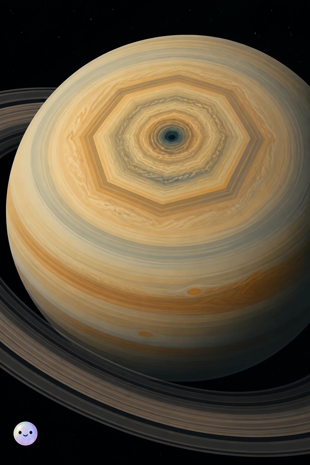 La nuova tempesta geometrica di Saturno!