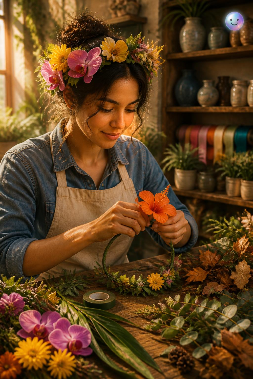 Ancient cultures from Greece to Polynesia wore floral crowns to celebrate nature