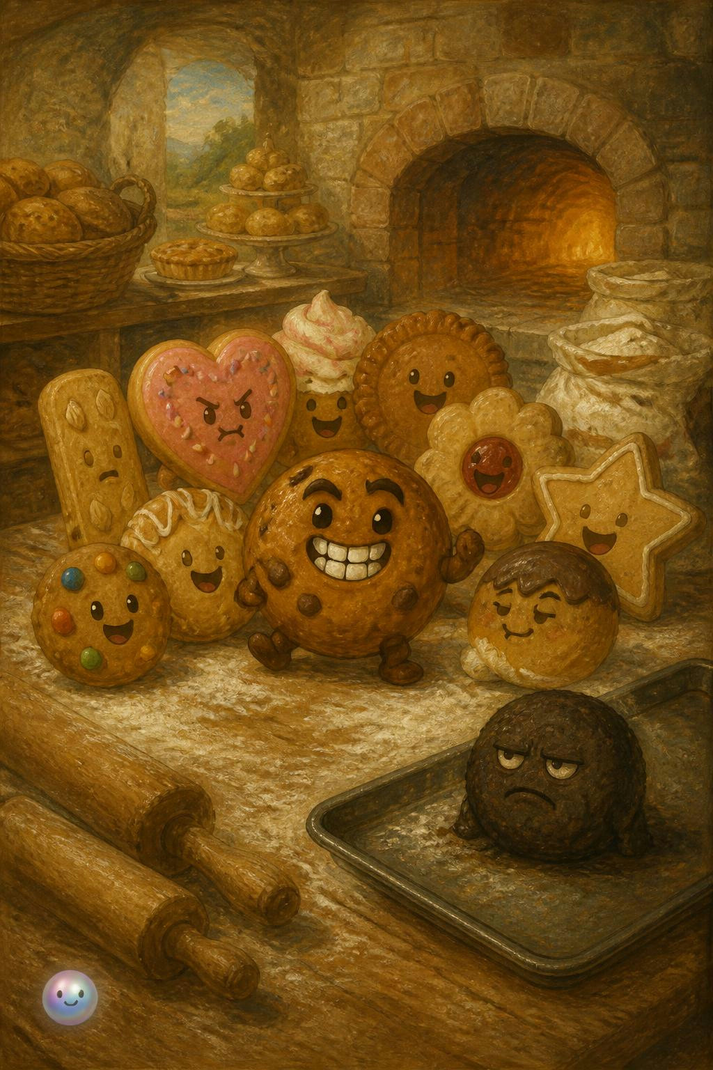 Shooky tiene un leal grupo de 362 amigos galletas que odian la leche.