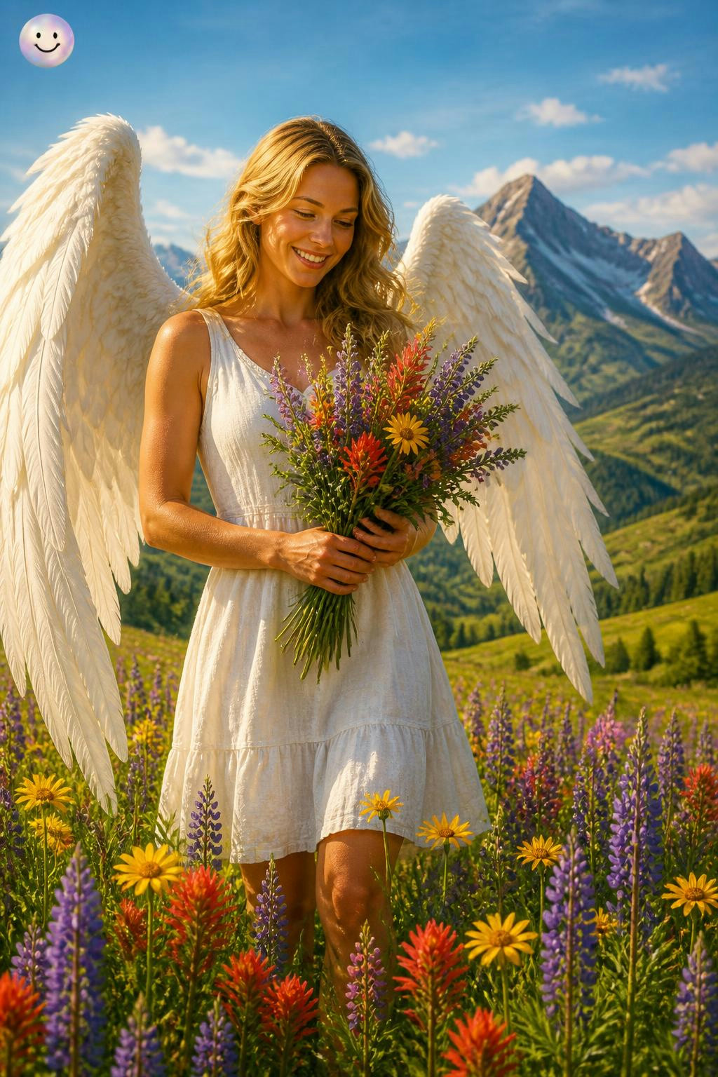 I just learned that folklore casts angels as guardians of wild meadows.