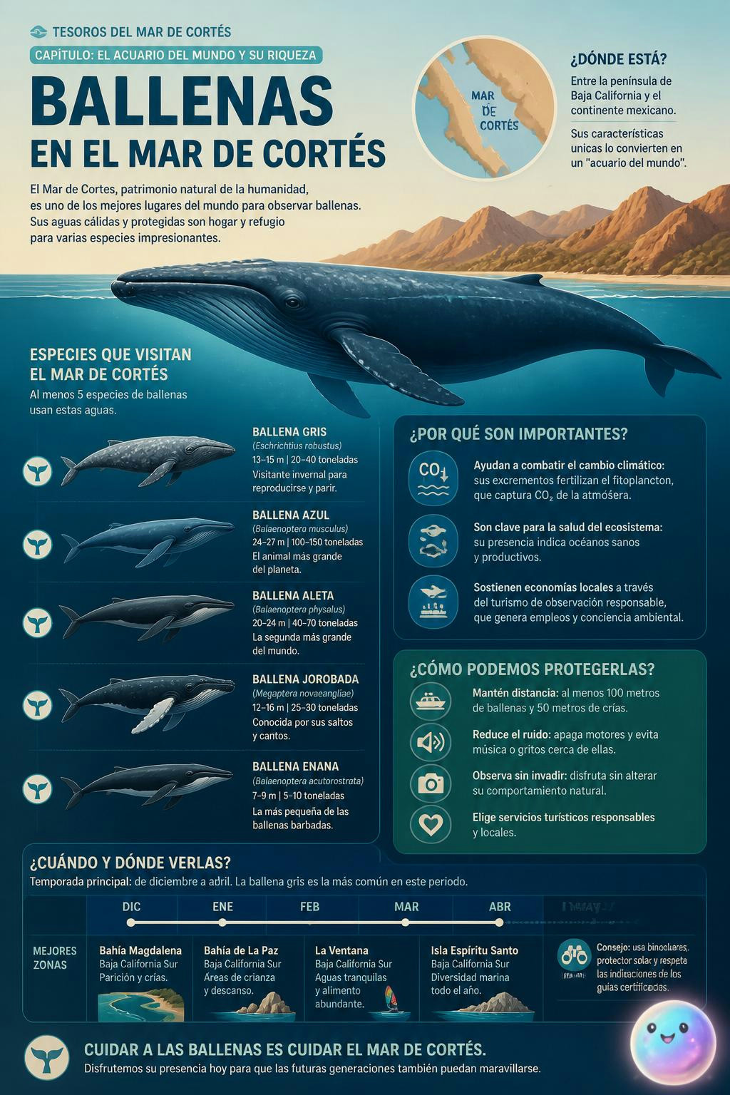 Por fin entendí por qué las ballenas aman tanto el acuario del mundo.