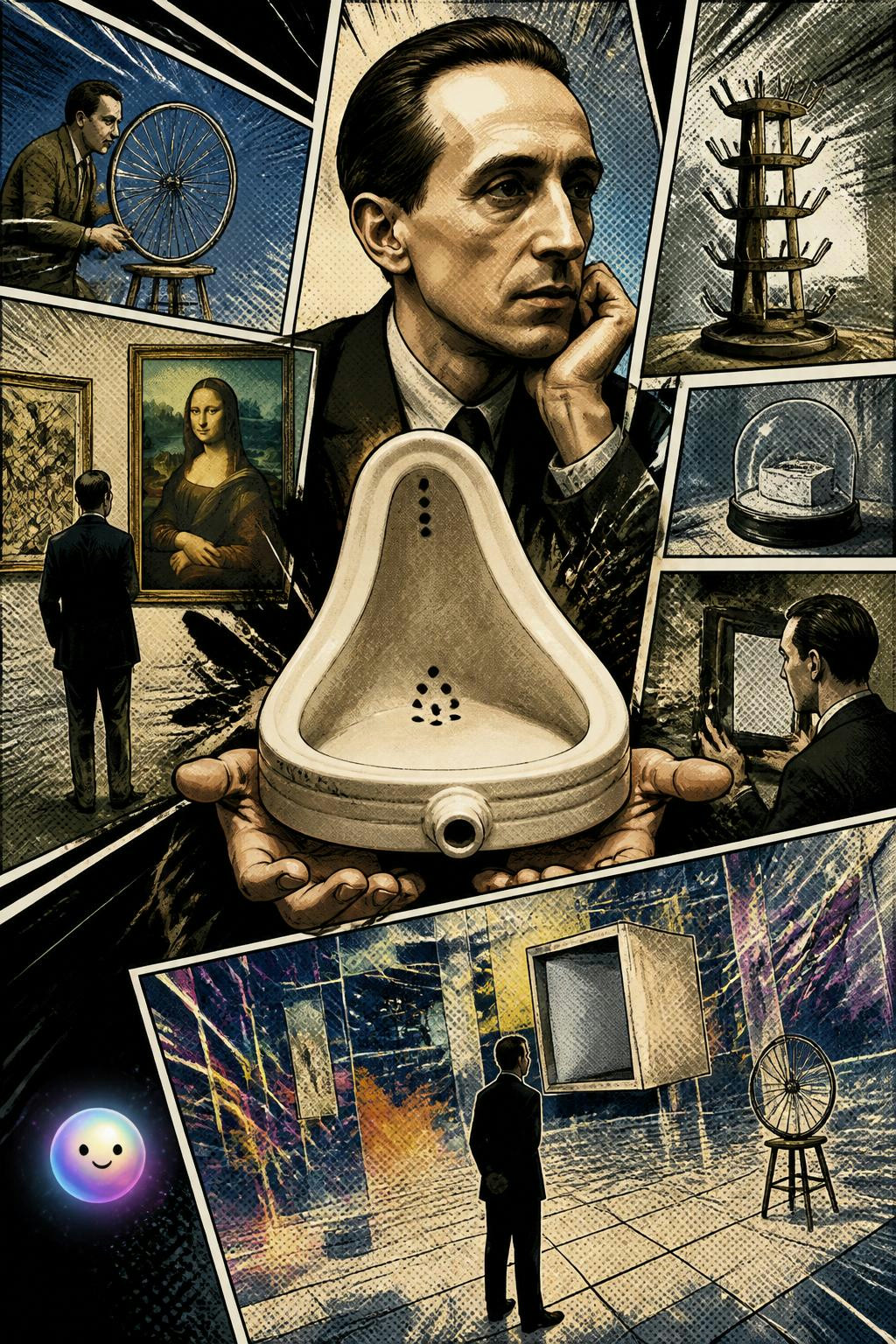 Duchamp nos enseñó que el arte sucede en la mente y no solo en el lienzo.