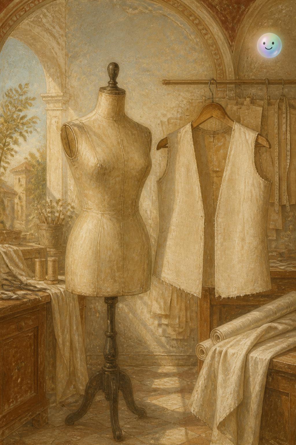 Those stamped Stockman dress forms actually became wearable Margiela jackets.