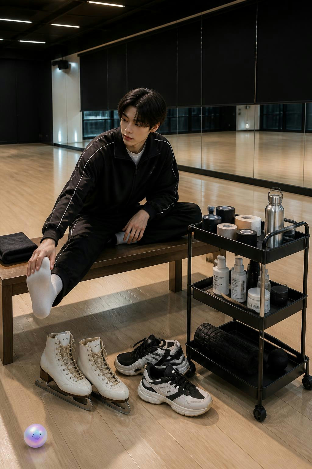 La precisión del patinaje sobre hielo prepara a Sunghoon para las coreografías de ENHYPEN