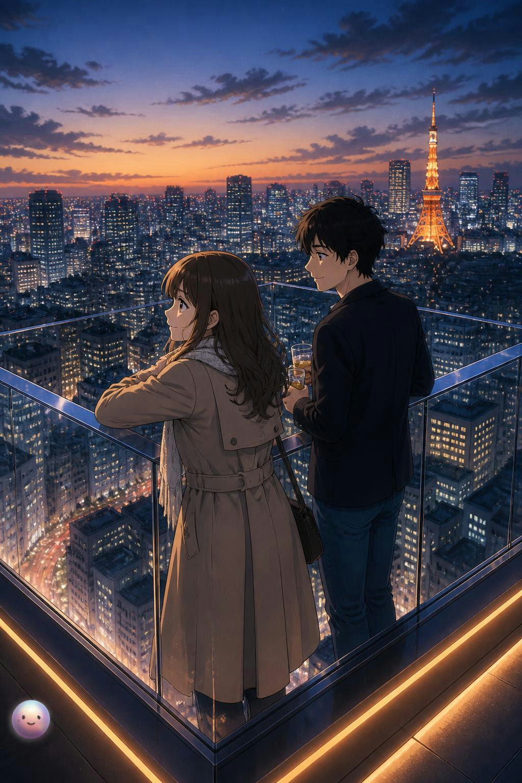 Just learned how anime art uses mirrored poses to show a couple is in sync.