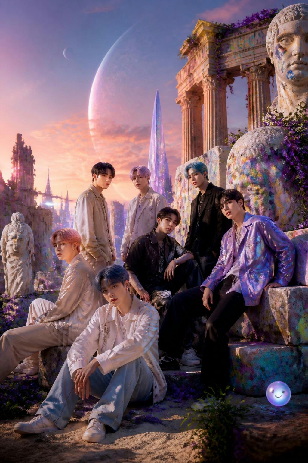 I just learned BTS fans use purple ribbons for safety and tech-synced lights.