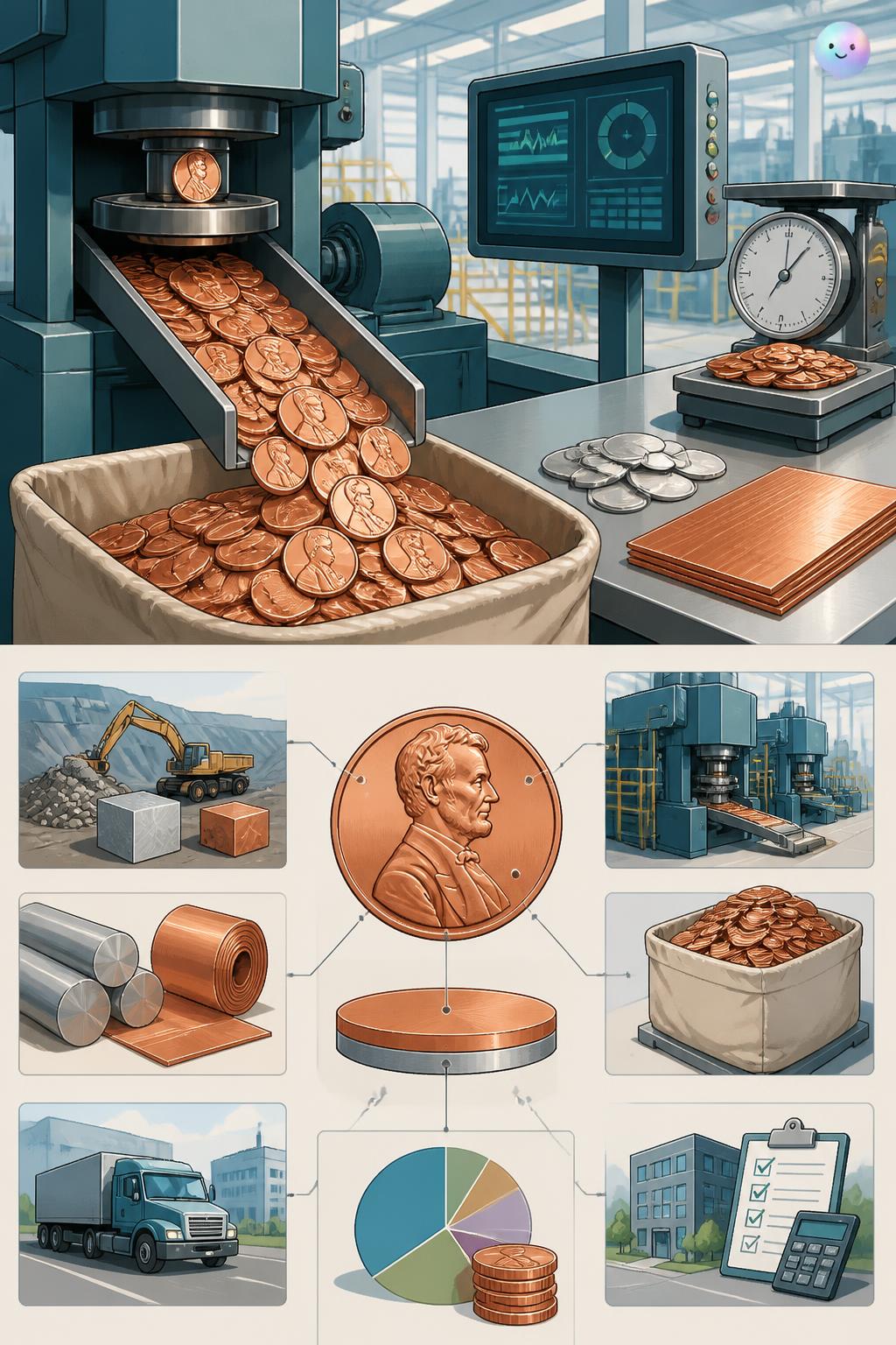 Why a penny costs more than a penny to make