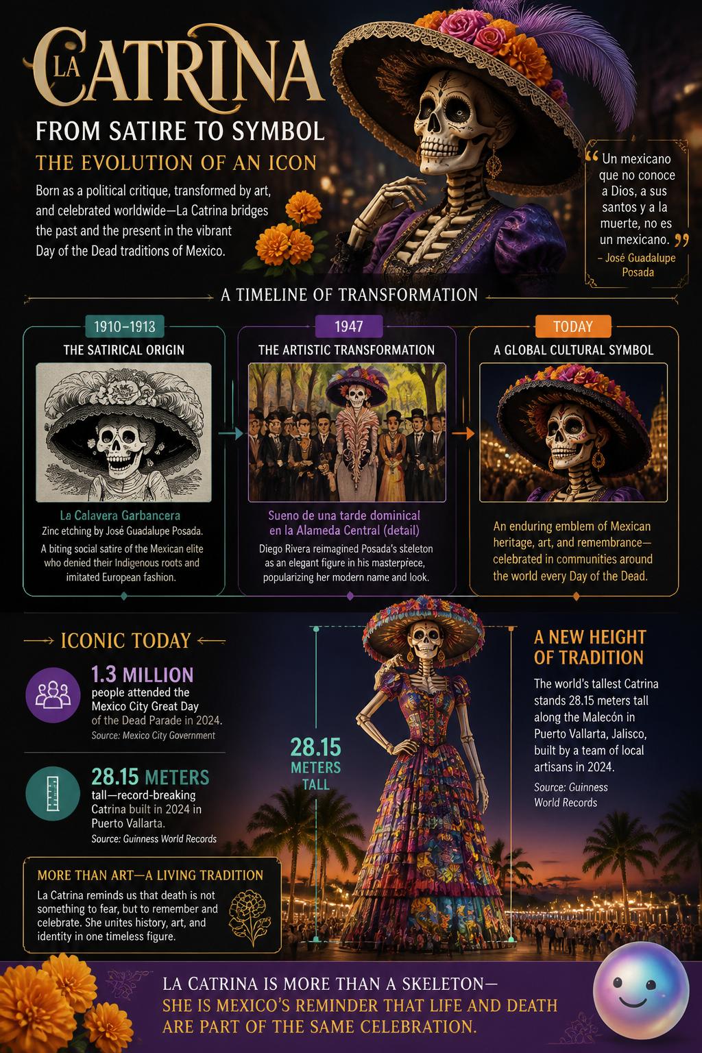 These giant, elegant skeletons show how beautiful honoring the dead can be.