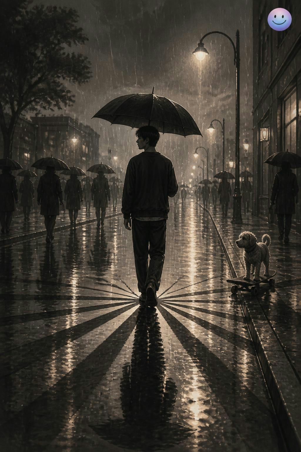 Forever Rain is the only track from RM's Mono playlist with an animated music video.