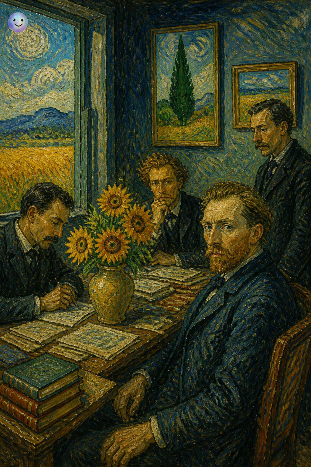 Dos historiadores afirman que Paul Gauguin cortó la oreja de Van Gogh con una espada.